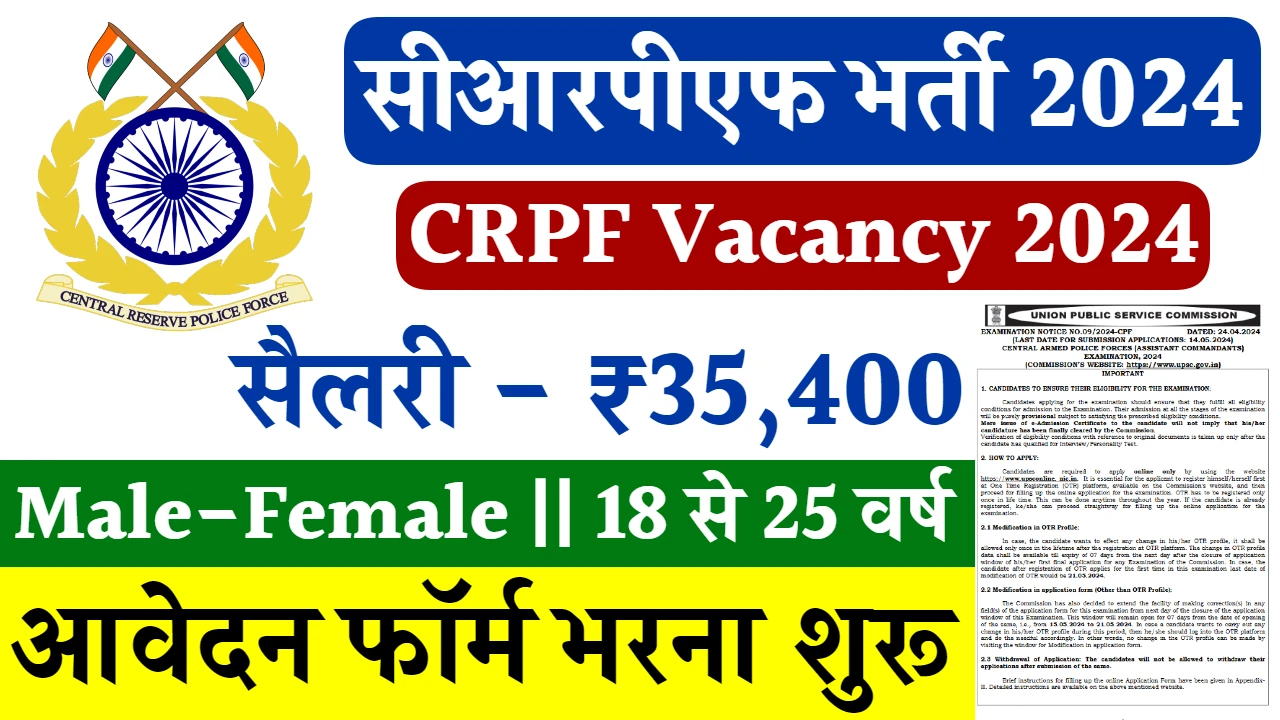 CRPF Vacancy